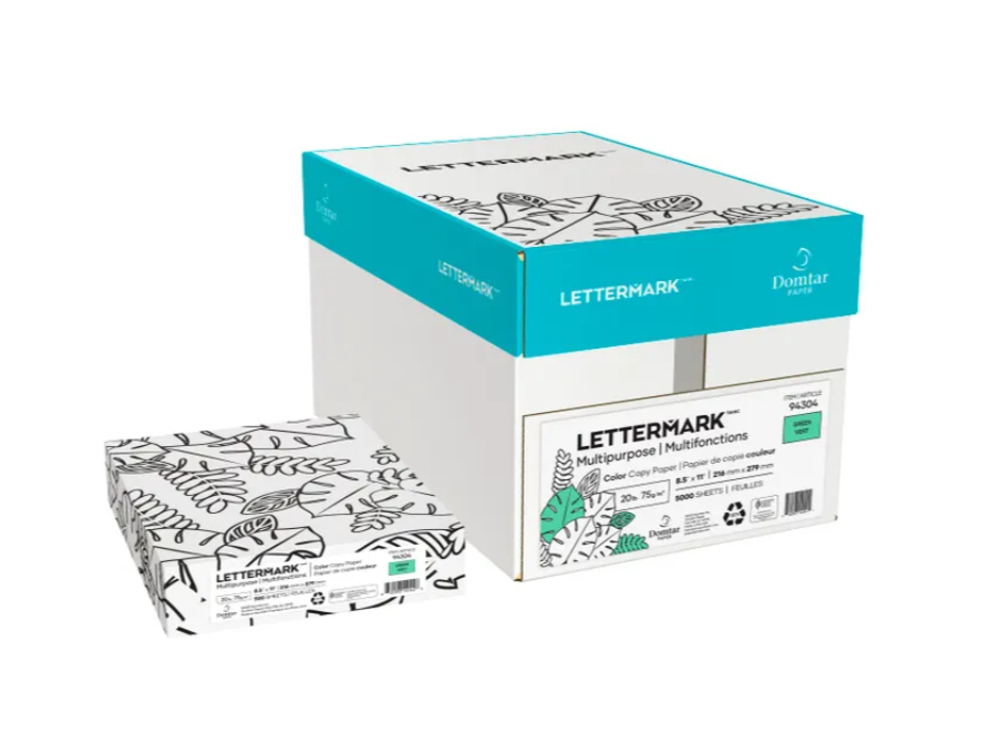 Green Vellum Bristol Cardstock, 8.5" x 11", 67 lb, 250 Sheets/Ream