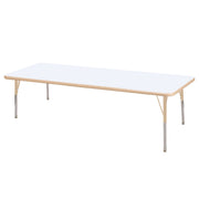 30" x 72" Rectangle Dry-Erase Activity Table with Adjustable Standard Swivel Glide Legs - Whiteboard/Sand