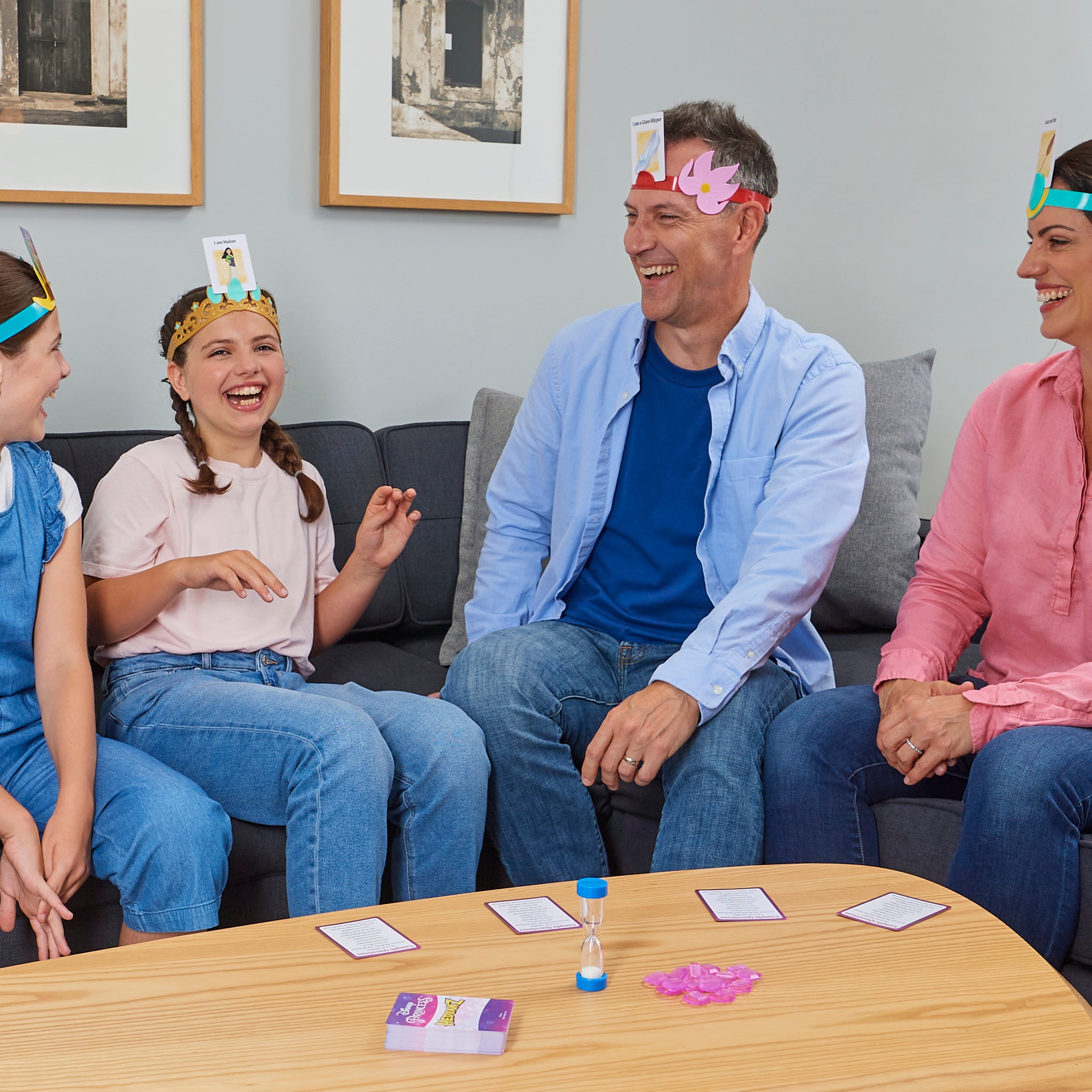Disney Princess Headbanz Guessing Game for Kids, Board Games for Ages 6 & Up