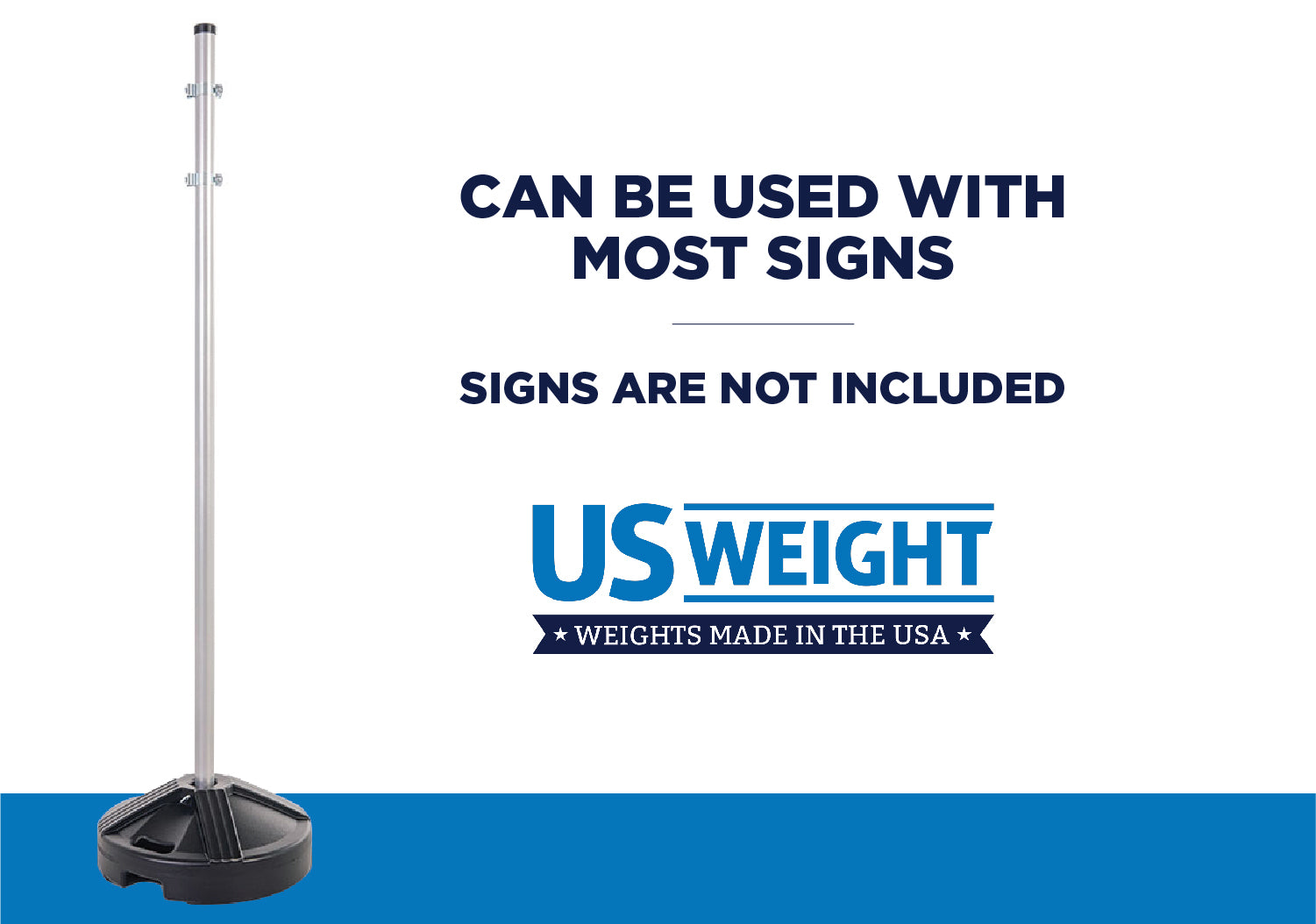 Sign Kit with Filled Base