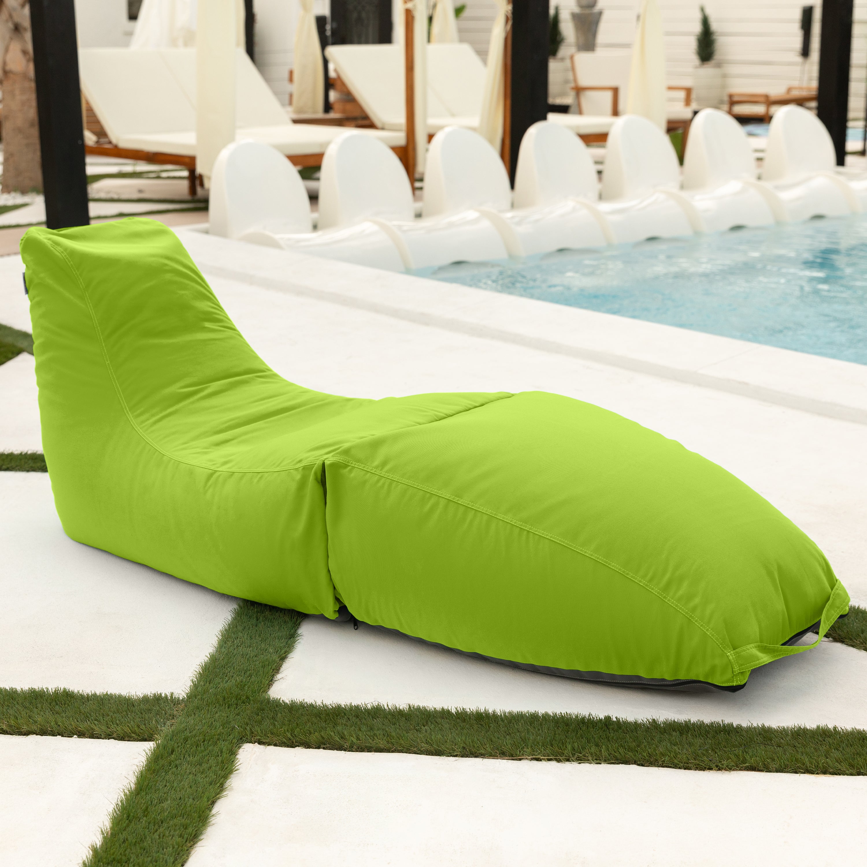 Jaxx Prado Outdoor Chaise Lounge, Lime