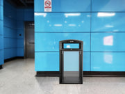 ALP471-40-CLR: 40-Gallon, DHS-Complaint, Waste Receptacle with Transparent Panel’s