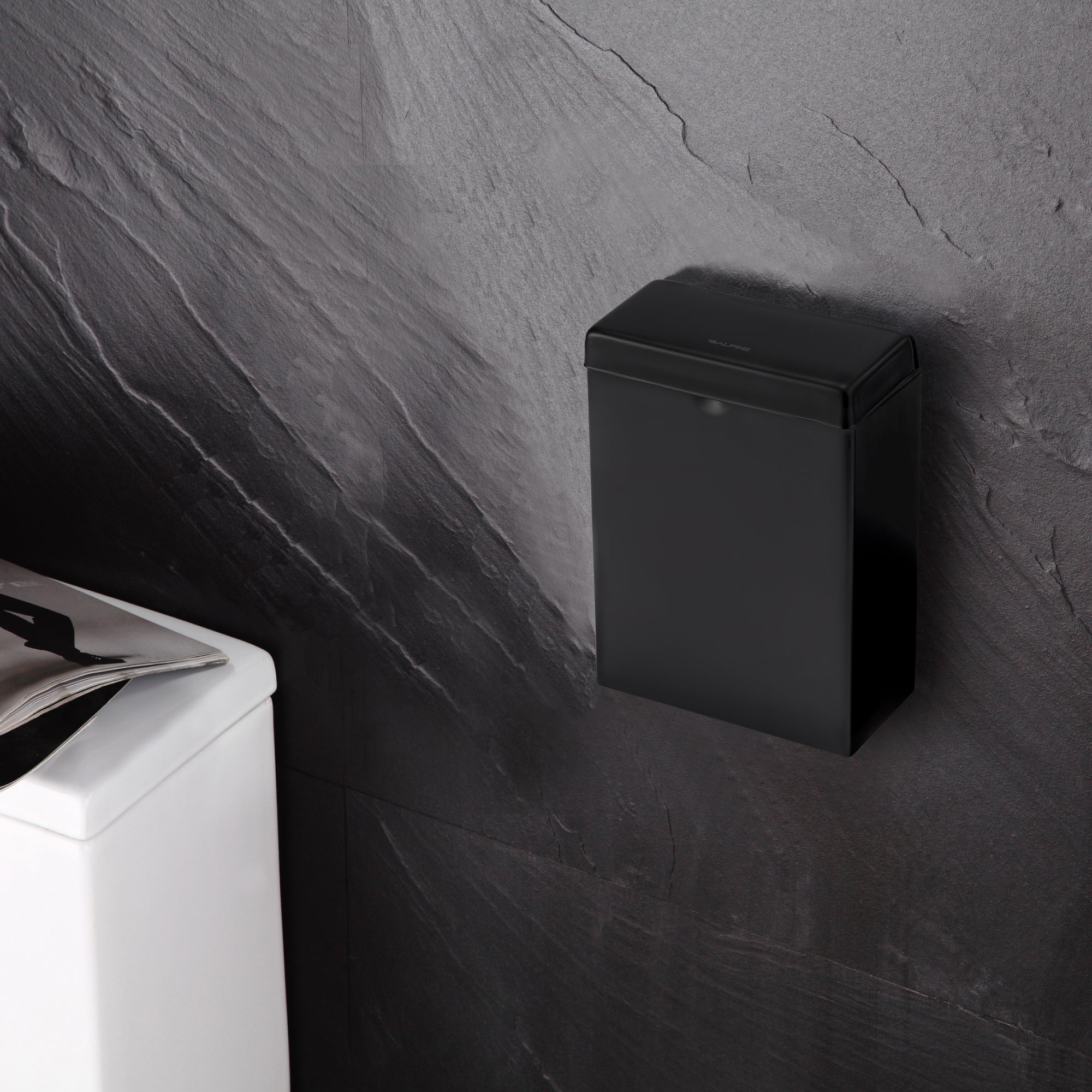 Sanitary Napkin Receptacle Stainless Steel, Black