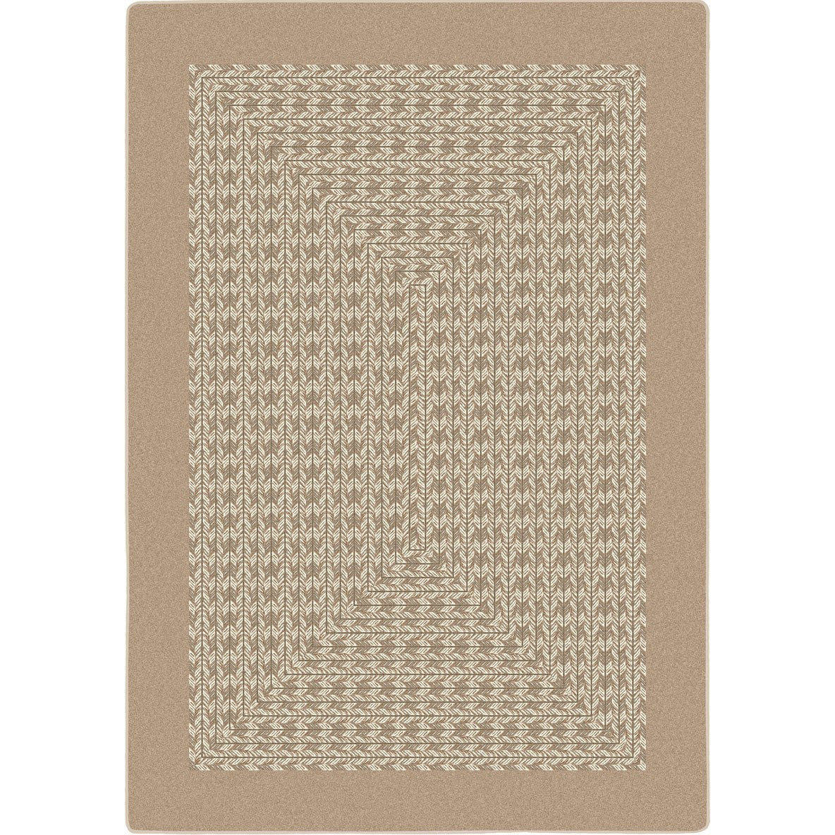Like Home 5'4" x 7'8" area rug in color Beige