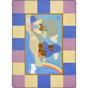 Lil' Fairy 7'8" x 10'9" area rug in color Multi