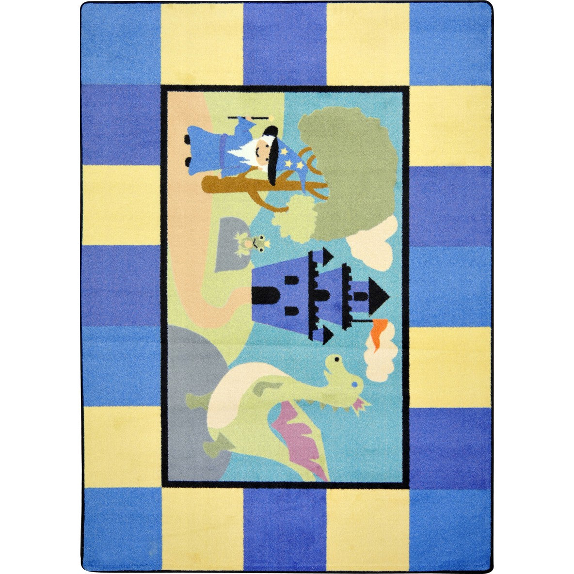 Lil' Wizard 3'10" x 5'4" area rug in color Multi