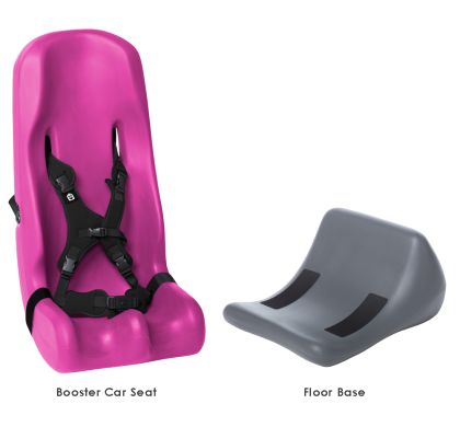 Small  ST Booster Car Seat  w/ Floor Sitter Base - LILAC