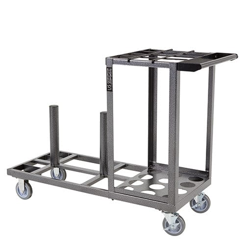 Steel Stanchion Cart ‐ Holds 12 Stanchions