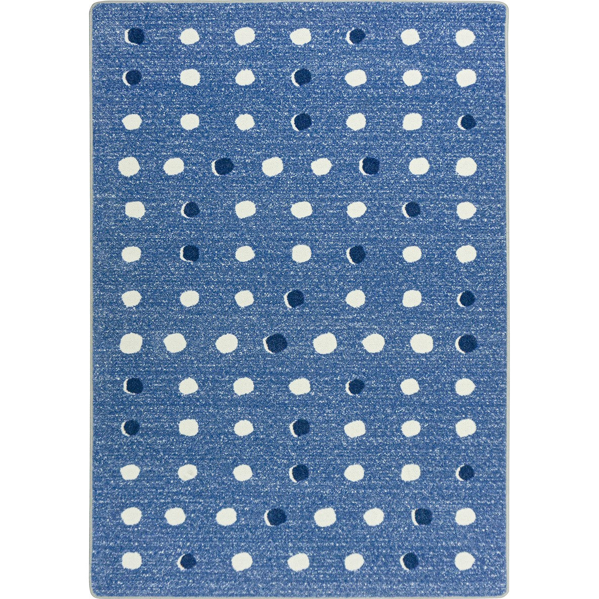 Little Moons 7'8" x 10'9" area rug in color Blue Skies