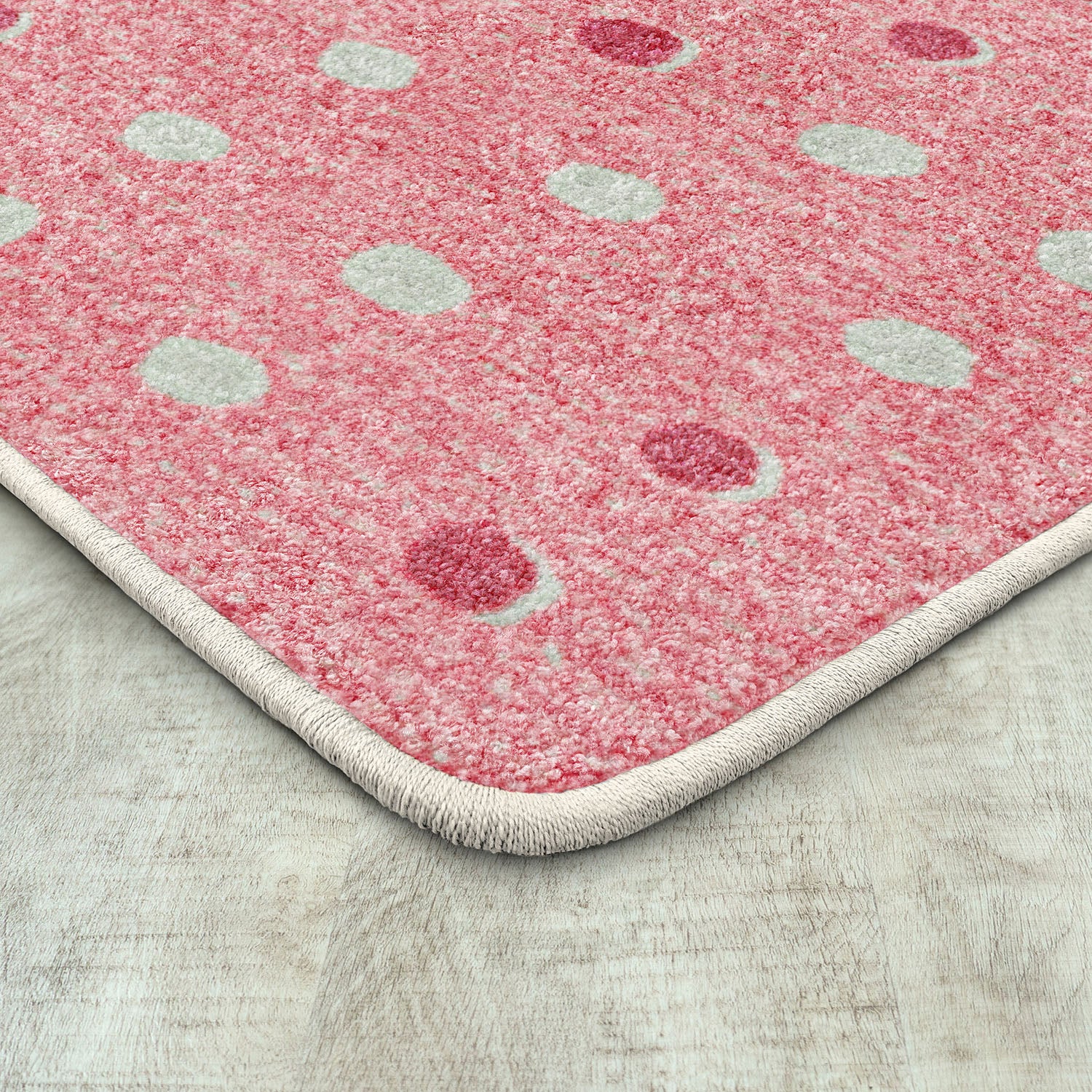 Little Moons 3'10" x 5'4" area rug in color Blush