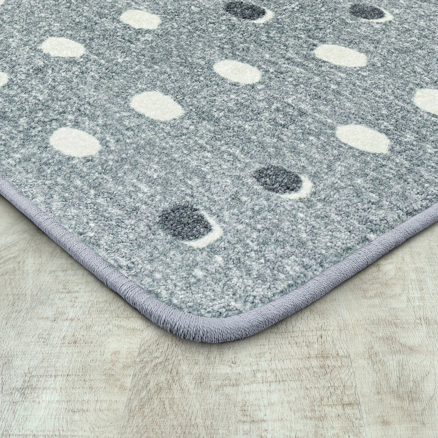 Little Moons 3'10" x 5'4" area rug in color Cloudy