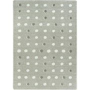 Little Moons 7'8" x 10'9" area rug in color Linen