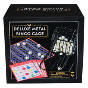 Spin Master Games, Cardinal Classics, Deluxe Metal Bingo Game Cage with Numbered Balls, Bingo Cards, Bingo Daubers Markers, for Ages 8 and up