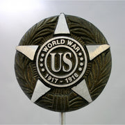 GRAVE MARKER-ALUMINUM WWI