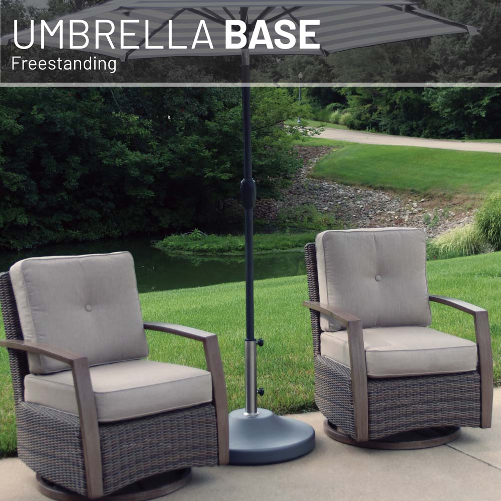 Fillabe Free Standing Commercial Umbrella Base (Grey)