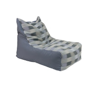 Oudoor Bean Bag Lounger with Sunbrella - Dream Mist/Canvas Haze