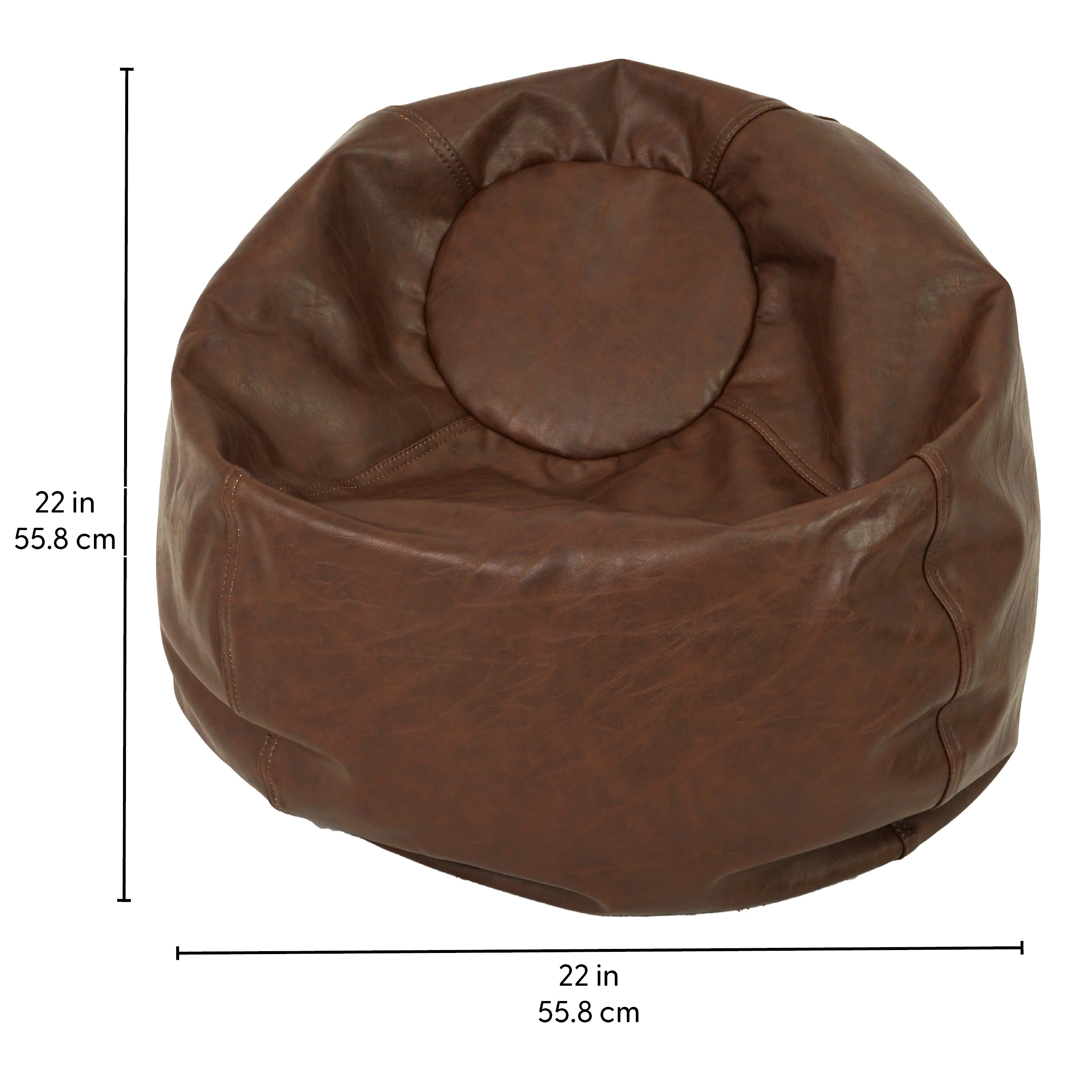 Rustic Classic 22" Toddler Bean Bag - Walnut