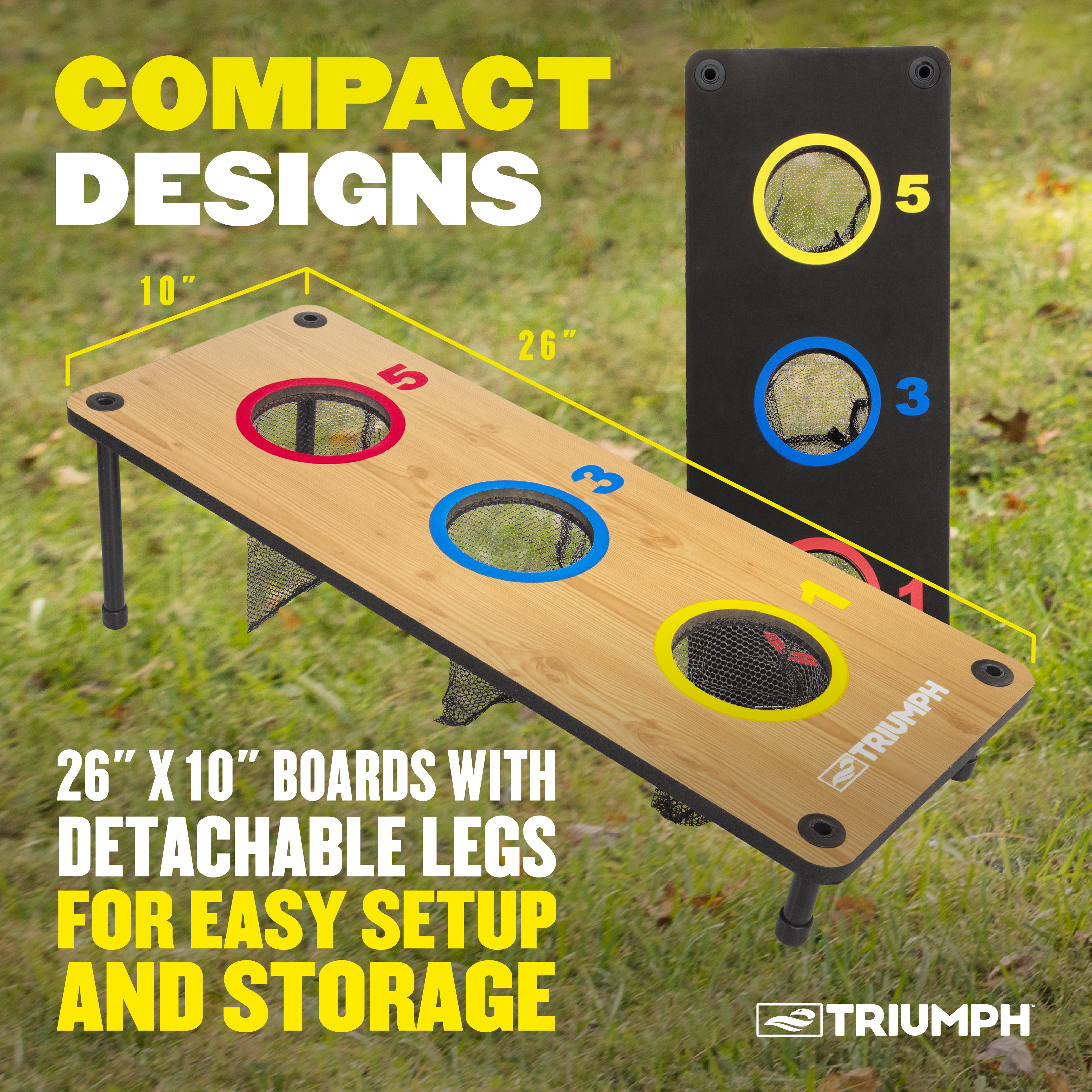 Triumph 2-In-1 3-Hole Bag Toss/3-Hole Washer Toss