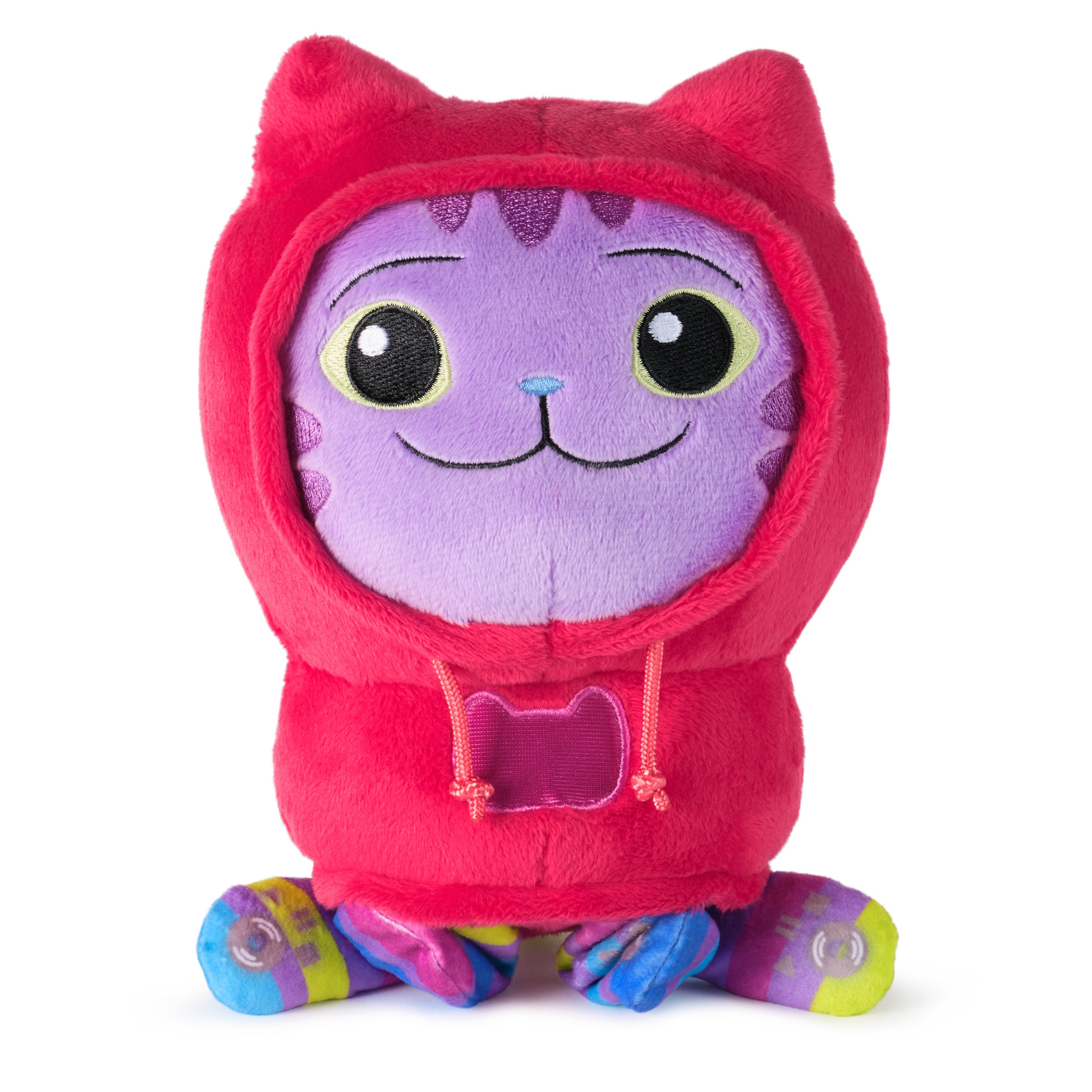 Gabby’s Dollhouse, Move & Groove Daniel James DJ Catnip Plush Toy, 10-Inch Tall Stuffed Animal with Moving Arms, Kids Toys for Girls & Boys Ages 3+