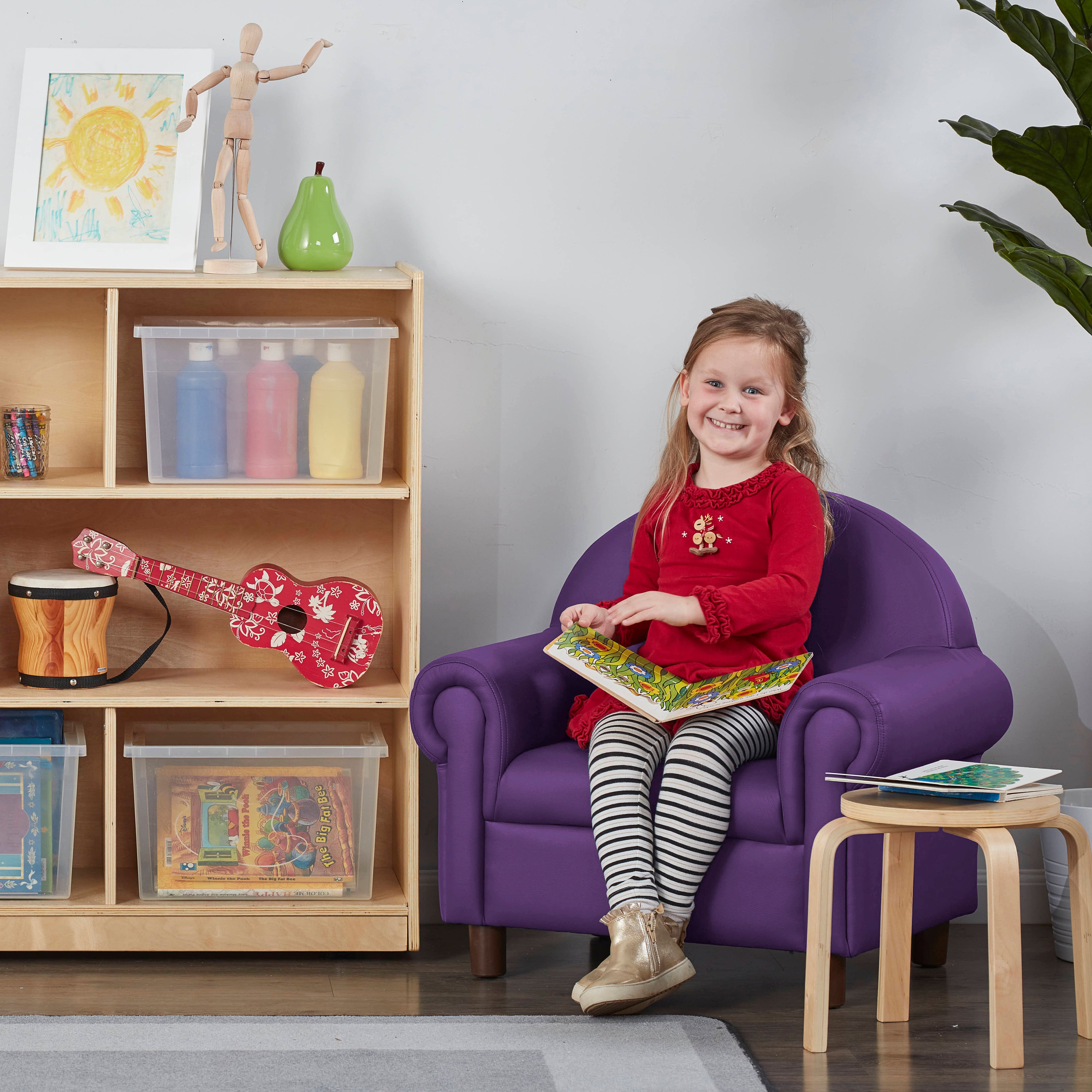 Little Lux Preschool Chair - Purple