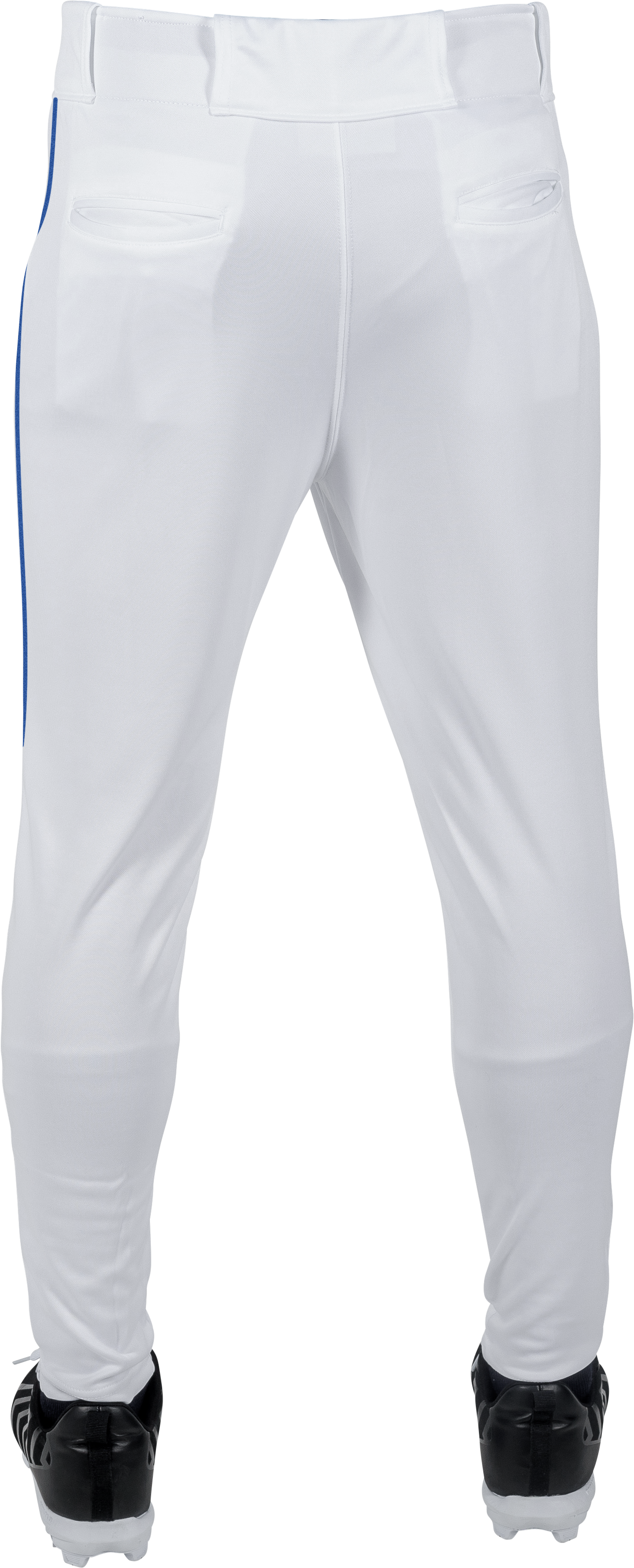 Rawlings Adult Launch Piped Pro Taper Fit Pant  - Small - White/Royal