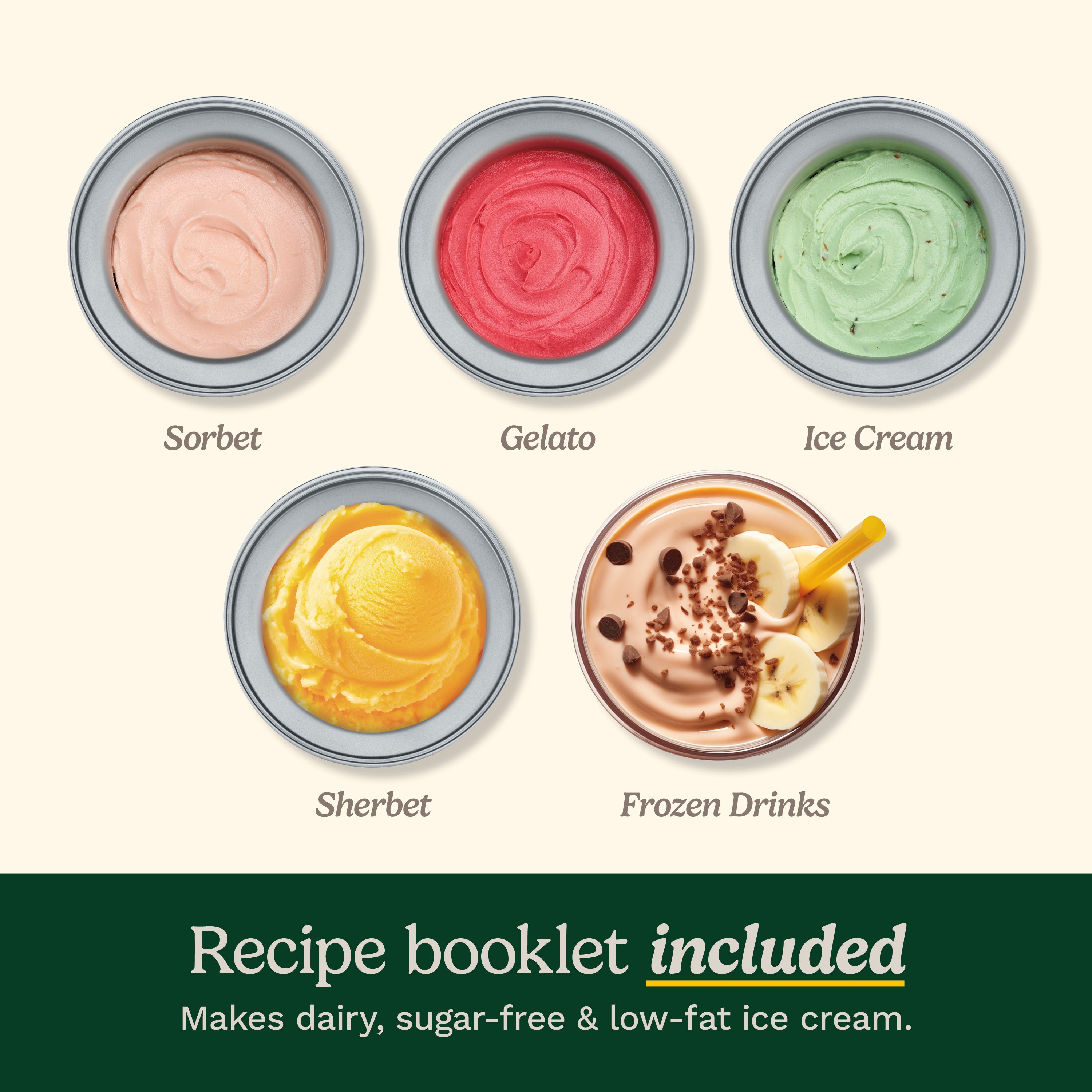 Frozen Yogurt - Ice Cream & Sorbet Maker