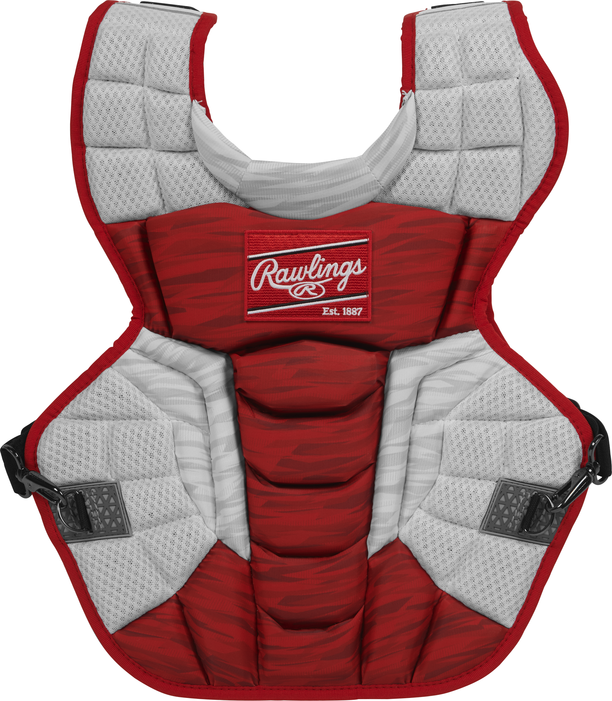 Rawlings Velo 2.0 Intermediate Catchers Chest Protector - Scarlet/White