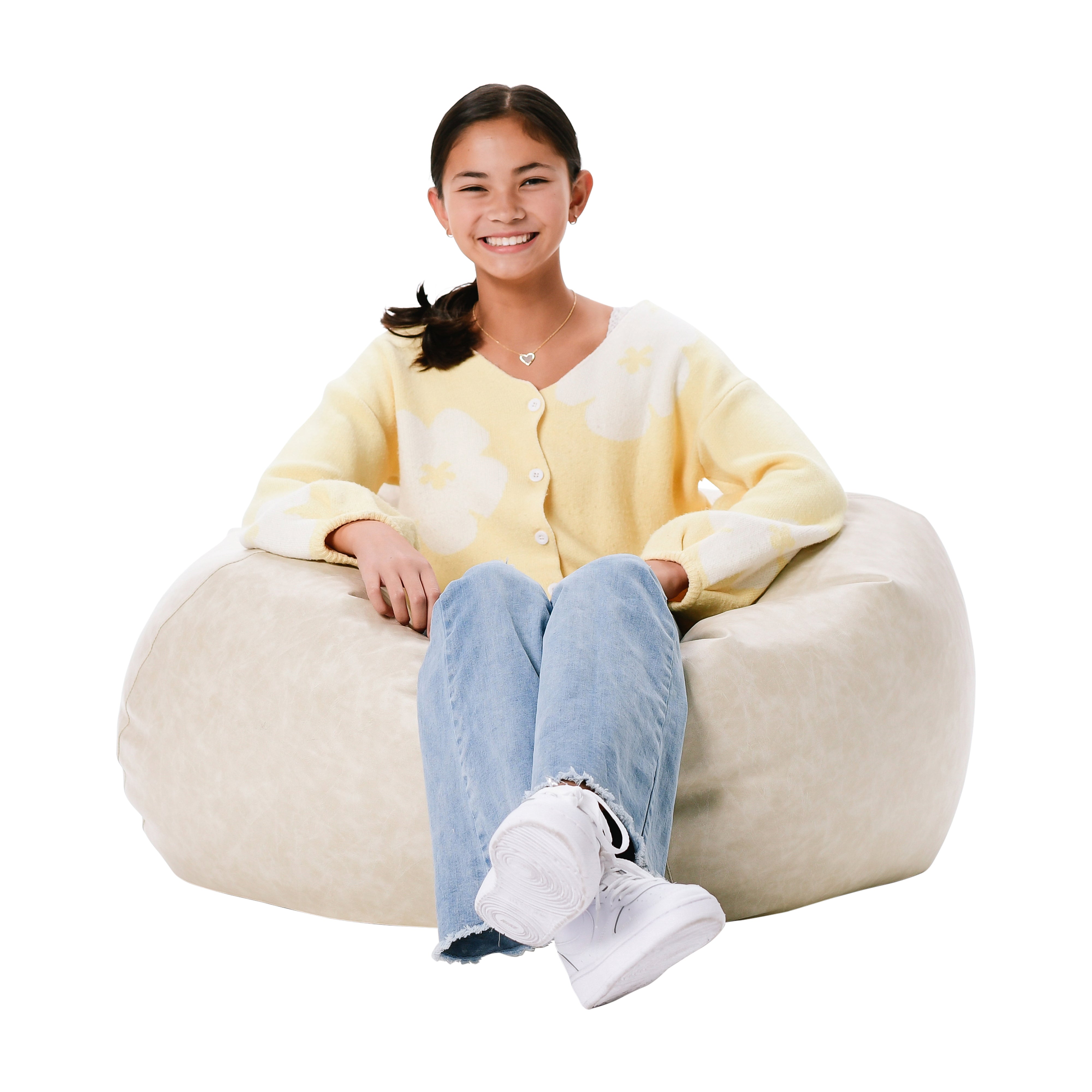 Rustic Classic 35" Standard Bean Bag - Almond