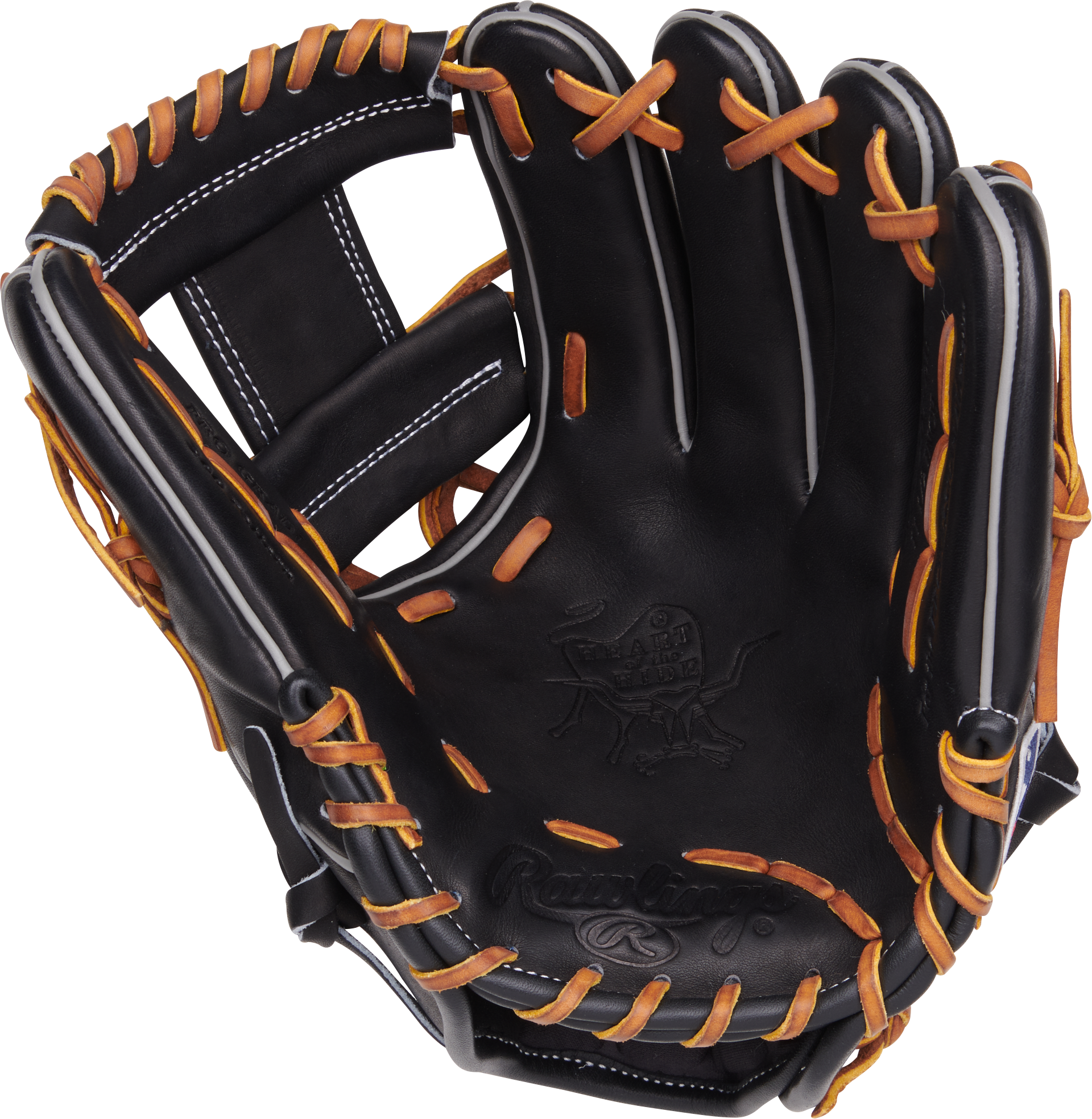 Rawlings Heart Of The Hide Traditional Series 11.5-Inch Baseball Glove - Right Hand Thrower - Black