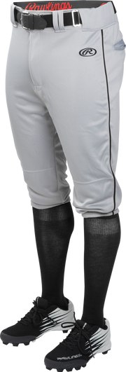 Rawlings Adult Launch Piped Knicker Pant - Small - Blue Gray/Black
