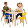 Bentwood Table and Curved Back Chair Set, 5-Piece - Assorted