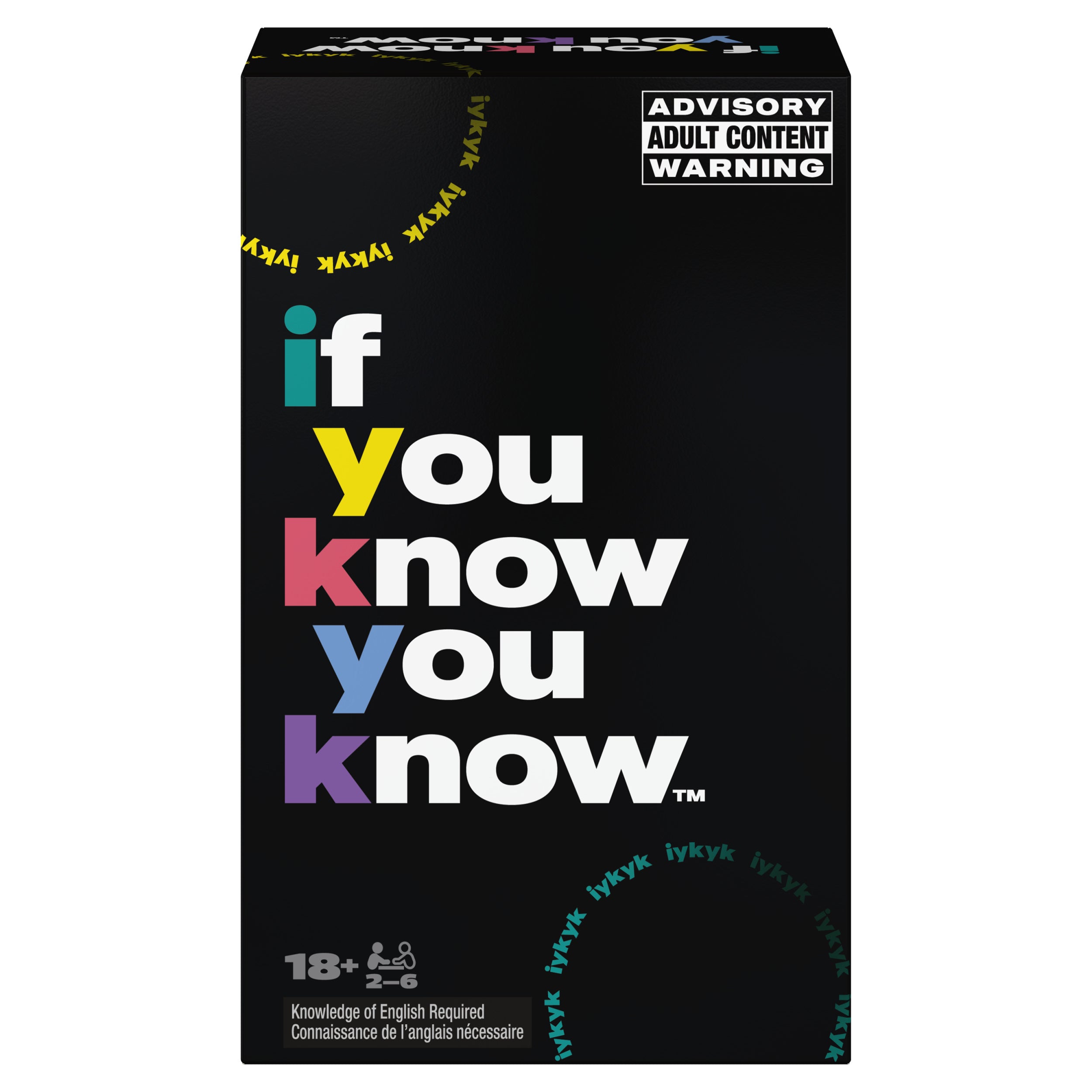 Spin Master Games, If You Know You Know IYKYK Card Game, Adult Party Game for Bachelorette Parties, College, Birthday, for Adults & Teens Ages 18+