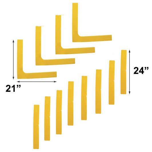 Long Lines And Corners - Yellow