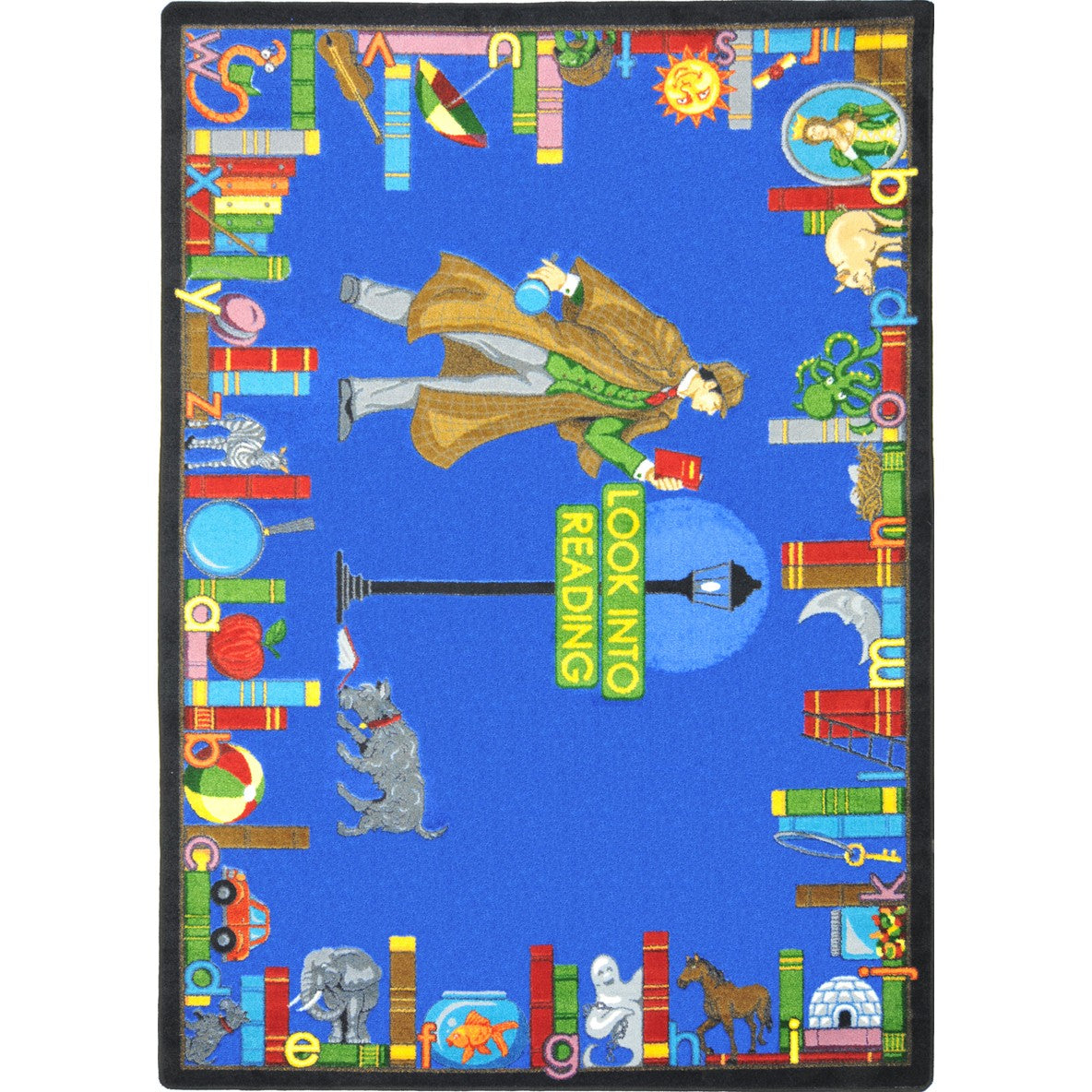 Look Into Reading 5'4" x 7'8" area rug in color Multi