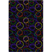 Looped 12' x 12' area rug in color Fluorescent