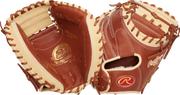 Rawlings Pro Preferred Series Catchers Mitt 33-Inch Baseball Glove - Right Hand Thrower - Bruciato