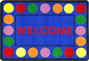 Lots of Dots 2'8" x 3'10" area rug in color Multi