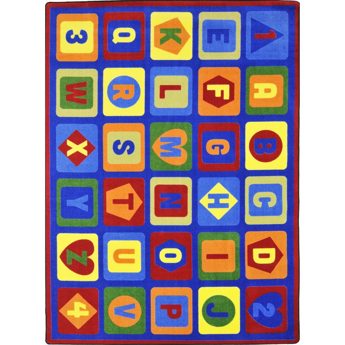 Lots to Learn 10'9" x 13'2" area rug in color Multi