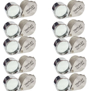 Magnifier, Single Loupe, 10x Magnification, 21mm Lens, Pack of 10