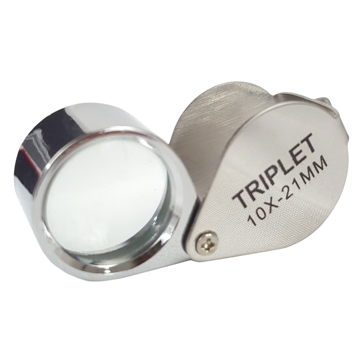 Magnifier, Single Loupe, 10x Magnification, 21mm Lens, Pack of 10
