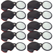 Magnifier, Single Loupe, 2.5x Magnification, 50mm Lens, Pack of 10
