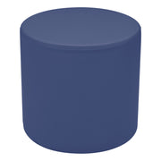 Pro Series Upholstered Round Ottoman 18" Height - Navy