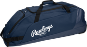 Rawlings Workhorse Wheeled Equipment Bag - Navy