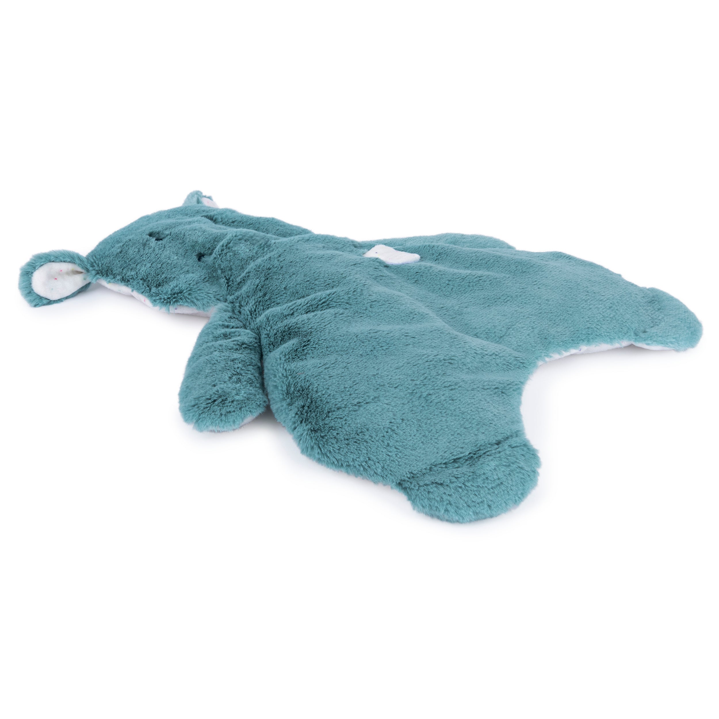 Baby GUND Oh So Snuggly Hippo Lovey, Premium Soft Plush Blanket for Babies and Newborns, Teal