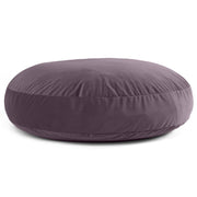 Jaxx 6 Foot Cocoon - 2-in-1 Convertible Bean Bag Bed & Large Bean Bag Chair for Adults, Premium Lush Velvet - Purple