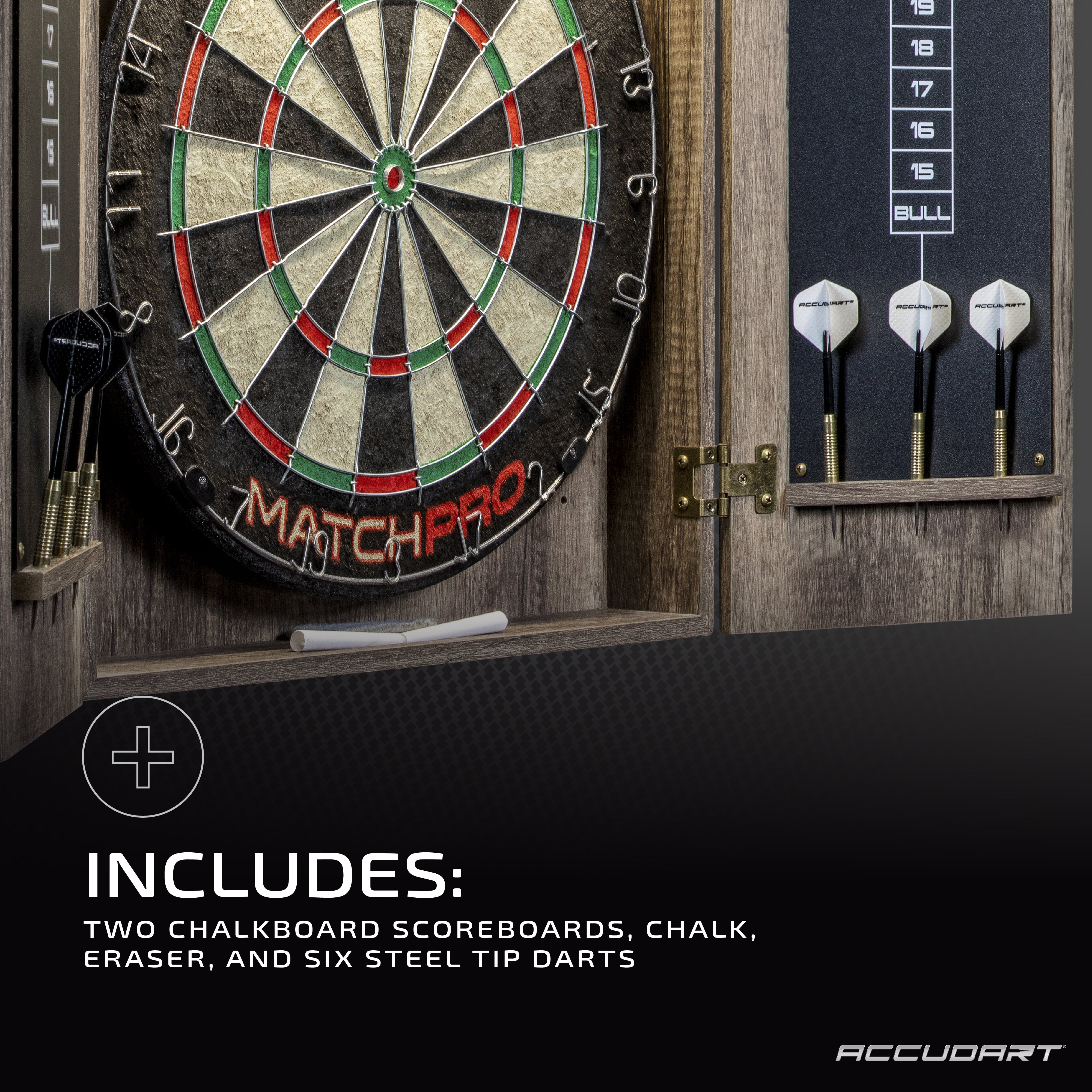 Accudart Match Pro Bristle Cabinet Set