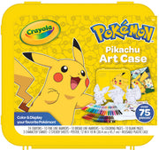Crayola Create & Color Pokémon Coloring Art Case Pikachu, Child, 50 Pcs, Holiday Coloring Toys, Gifts