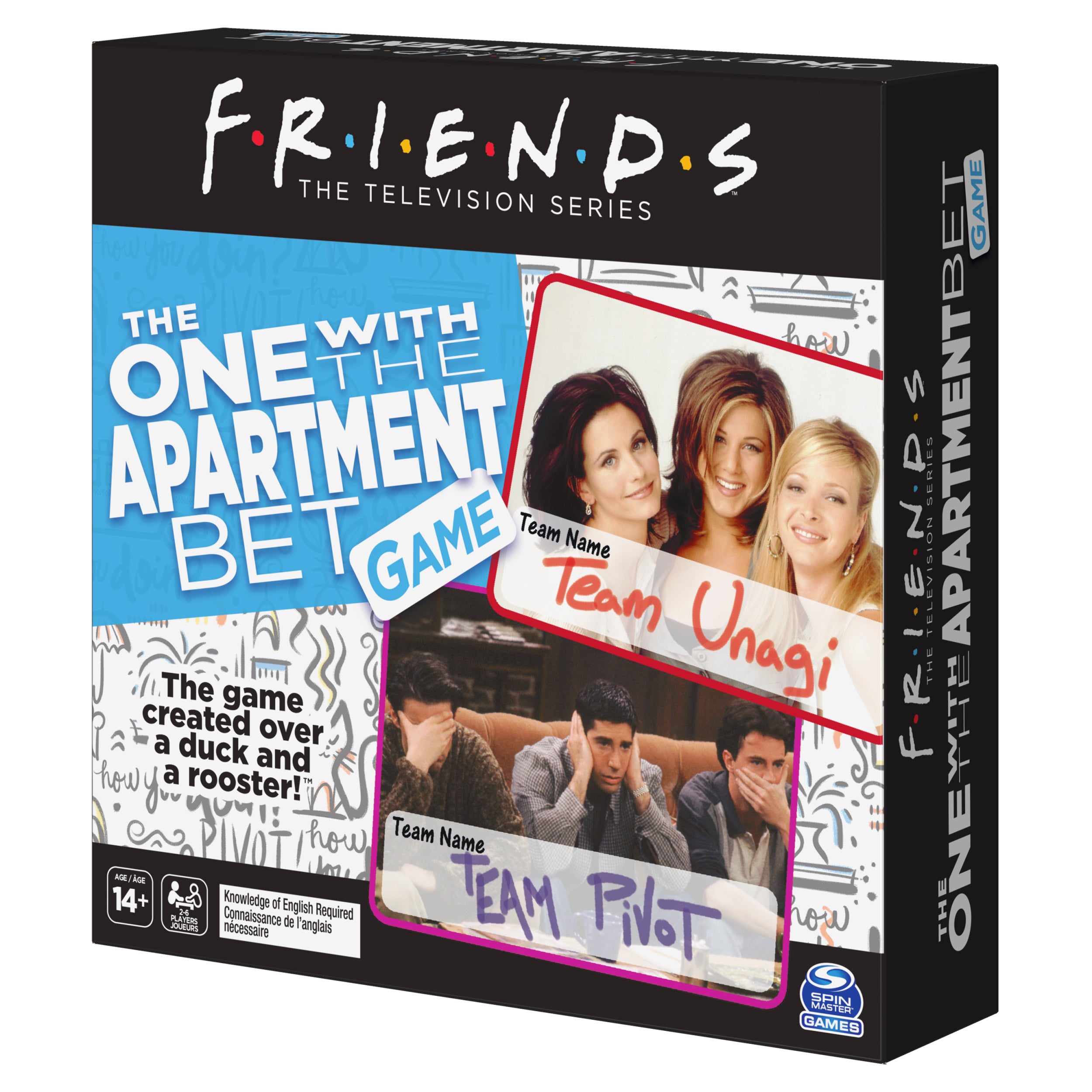 Friends TV Show, The One with the Apartment Bet Party Game, for Adults and Teens Ages 14 and up