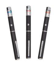 Laser Pointer Set of 3, Green, Red and Violet Lights