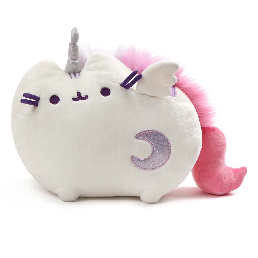 GUND Pusheen Super Pusheenicorn Unicorn Sound and Lights Plush Cat Stuffed Animal, White, 17"